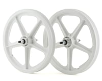 Skyway Tuff Wheel II 16" Wheel Set (White) (3/8" Axle)