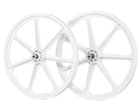 Skyway Retro Tuff Wheel 24" Set (White) (3/8" Axle)