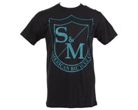 S&M Big Shield T-Shirt (Black/Deep Blue)