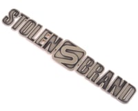 Stolen Brand Metal Badge (Flat) (Aged Silver)