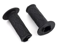 Tangent Mini Lock-On Flanged Grips (Black/Red) (100mm)