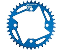 Tangent Halo 4-bolt Chainring (Blue)