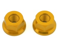 Theory Alloy Axle Nuts (Gold) (3/8" x 26 tpi)