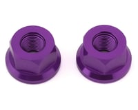Theory Alloy Axle Nuts (Purple) (3/8" x 26 tpi)