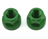 TNT Hub Axle Nuts (Green) (2)