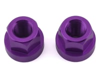 TNT Hub Axle Nuts (Purple) (2) (3/8")