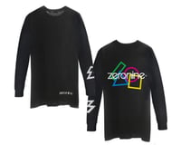 Zeronine Geo Cluster Long Sleeve BMX T-Shirt (Black)