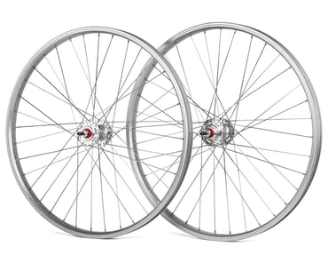 SE Bikes Wheel Pair 26x1.75 - 559x24 Silver 36H Sealed Bearing Wheelset With Mohawk Hubs