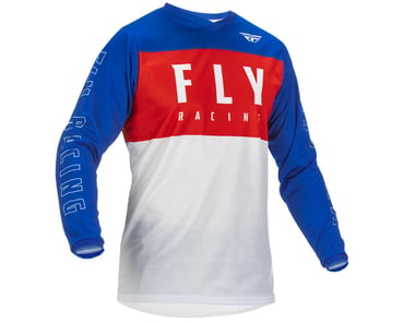 Fly Racing Hemd F-16 Kids Navy-blau-weiß