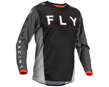 Fly Racing Radium Jersey (Black/Grey) (XL) - Dan's Comp