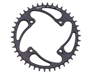 Wolf Tooth Components Drop-Stop Chainring (Black) (Drop-Stop ST