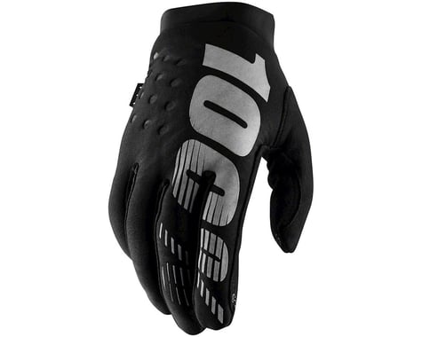 100% Brisker Gloves (Black)