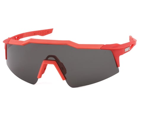 100% SpeedCraft SL Sunglasses (Soft Tact Coral) (Smoke Lens)
