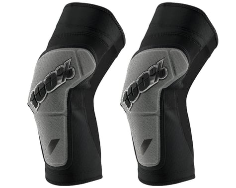 100% Ridecamp Knee Guards (Black/Grey) (XL)