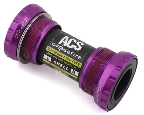 ACS Crossfire External Bottom Bracket (Purple)