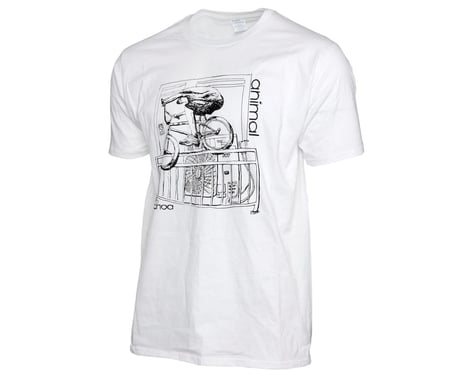 Animal Shift Life T-Shirt (White) (XL)