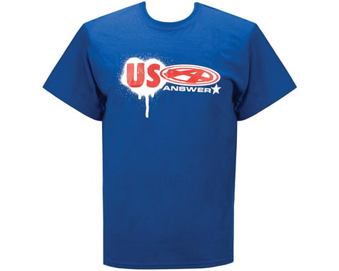 Answer USA T-Shirt (Blue) (M)