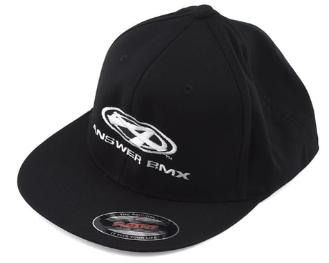 Answer Hat Flex Fit (Black) (L/XL)
