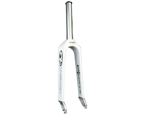 Answer Dagger Carbon Fork (White) (3/8" (10mm)) (Mini Cruiser 24") (1")