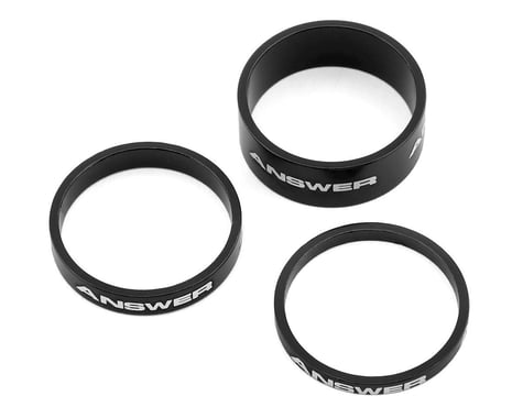 Answer Alloy Spacer (Black) (3 Pack) (1")