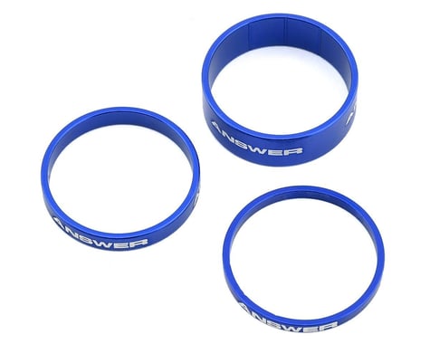 Answer Alloy Spacer (Blue) (3 Pack) (1-1/8")