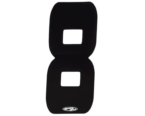 Answer 2" Number Plate Stickers (Black) (8)