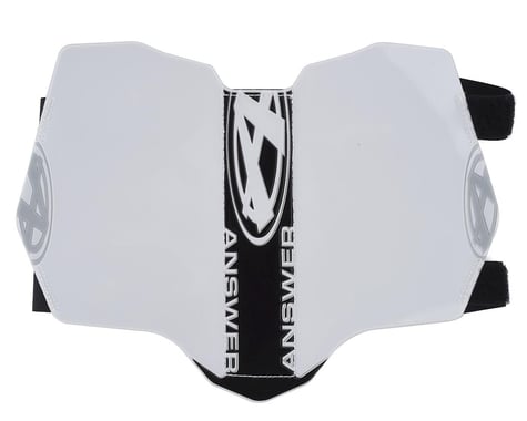 Answer BMX Side Number Plate (White/Black)