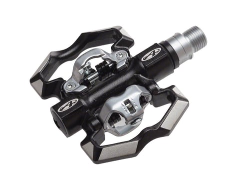 Answer BMX Power Booster Sr. Pedals (Black/Silver) (Dual-Sided)