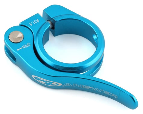 Answer Quick Release Seat Clamp (Light Blue) (31.8mm)