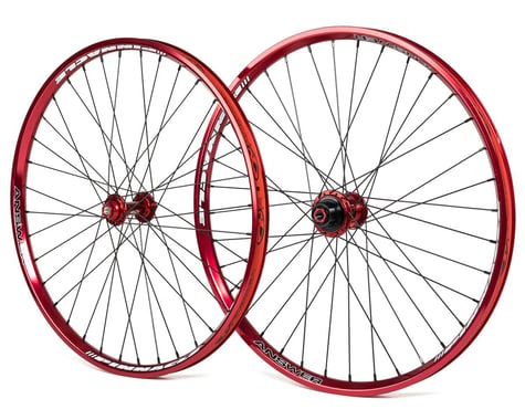 Answer Pro Pinnacle Wheelset (Red) (24 x 1.75)