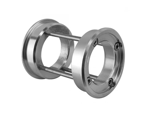 Black Ops American to Euro BMX Bottom Bracket Adaptor (Silver)