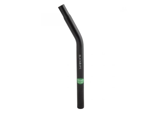 Black Ops Chromoly Layback Seat Post (Black) (25.4mm) (380mm)