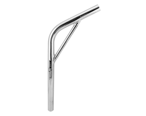 Black Ops Chromoly Layback Seat Post with Support (Chrome) (22.2mm) (380mm)