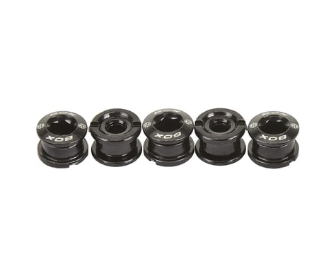 Box One Chromoly Chainring Bolt Kit (Black) (15pk)