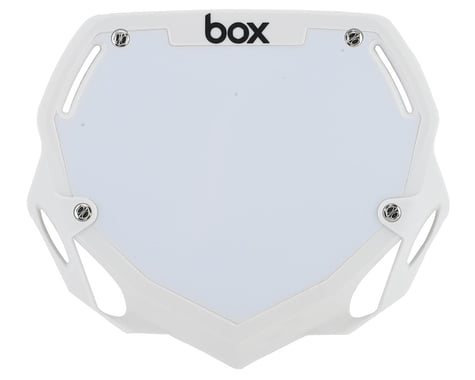 Box Two Number Plate (White) (Pro)