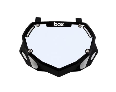 Box Two Number Plate (Black) (S)
