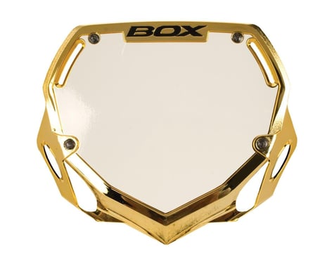 Box Two Number Plate (Gold Chrome) (Pro)
