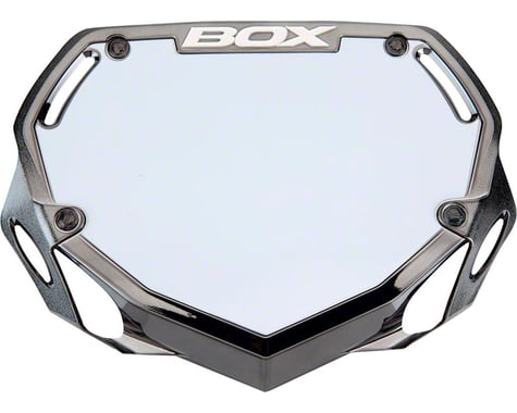 Box Phase 1 Number Plate (Black/Chrome)