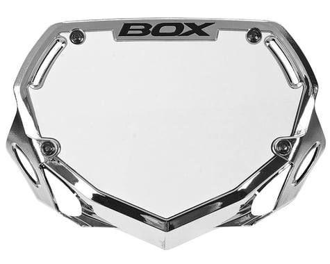 Box Two Number Plate (Chrome) (Mini)