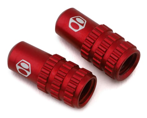 Box One Presta Valve Caps (Red)