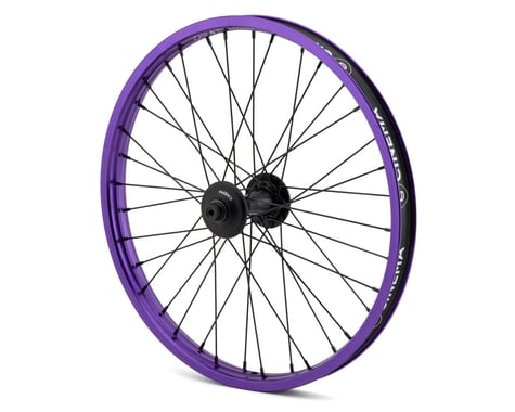 Cinema 444 Front Wheel (Black/Purple) (20 x 1.75)