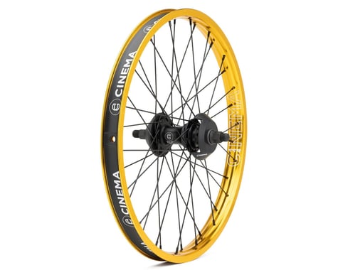 Cinema 444 Cassette Wheel (Black/Gold) (RHD) (20 x 1.75)