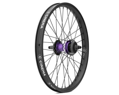 Cinema FX2 888 Freecoaster Wheel (Black / Sandblast Purple) (RHD) (20 x 1.75)