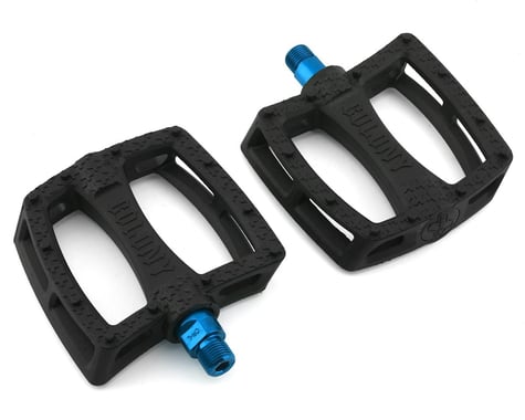 Colony Fantastic Plastic Pedals (Black/Blue) (Pair) (9/16")