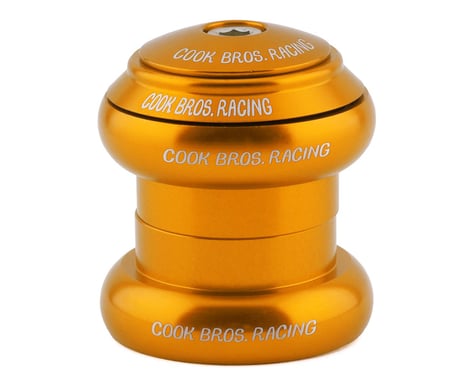 Cook Bros. Racing Threadless Headset ABEC5 Bearing (Gold) (1-1/8")