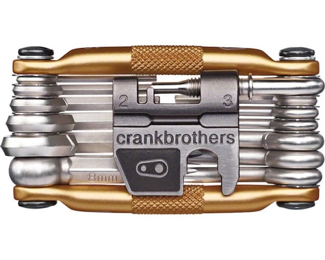 Crankbrothers M19 Multi Tool (Gold)  (w/ Flask)