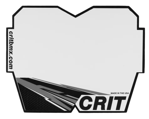 Crit BMX Products Carbon Number Plate (Black) (Pro)