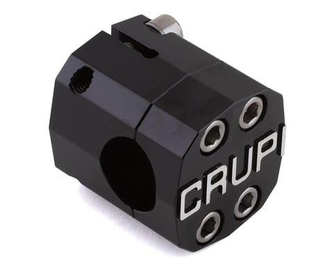 Crupi Mirco I-Beam Front Load Stem (Black) (1") (22.2mm Bar Clamp) (0mm)