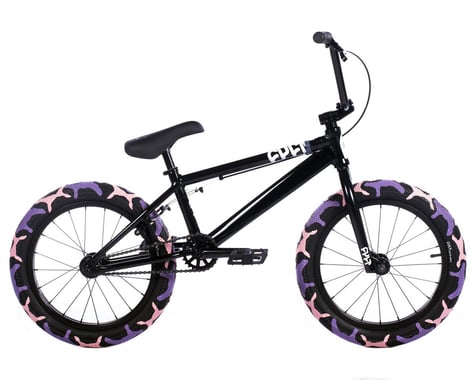 Cult 2024 Juvenile 18" BMX Bike (18" Toptube) (Black/Purple Camo)