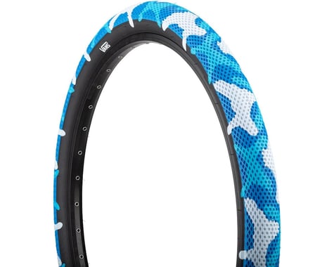 Cult Vans Tire (Blue Camo/Black) (14") (2.2") (254 ISO)